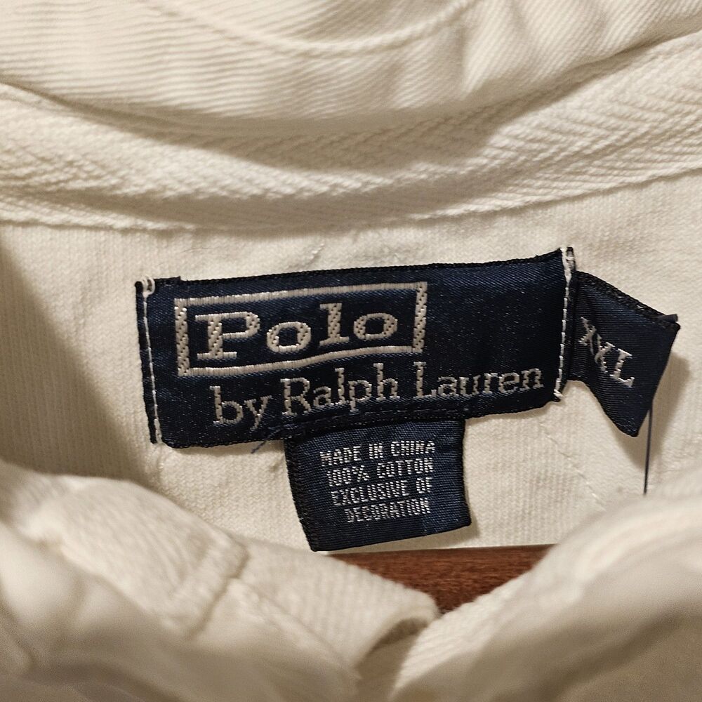 Vtg Polo Ralph Lauren Rugby Shirt Men Size XXL No. 67 R.L.P.C Bleecker N.Y. NWT - Picture 5 of 9